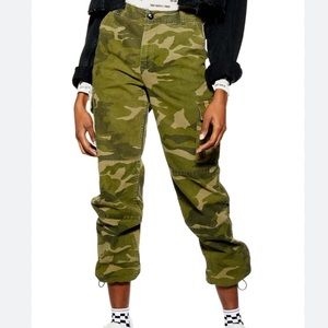 Topshop Camo Cargo Pants